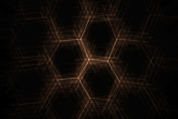 Futuristic abstract background hexagon network pattern geometry shape texture art