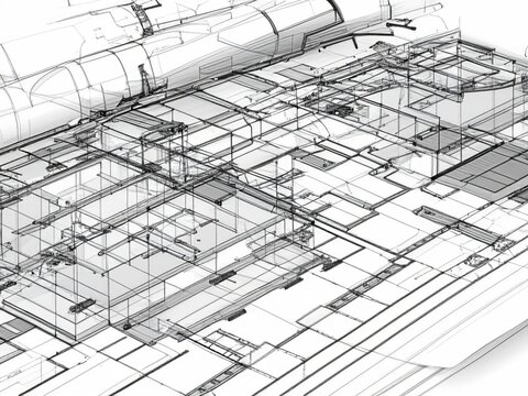 architectural plan blueprint