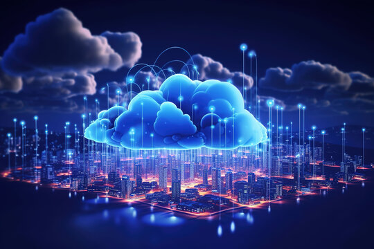 Cloud Networking, Crypto, AI, Firewall Network Security, Artificial Intelligence, Cyber Security, Cloud Managed, Circuit Board, AI Art for Business and Technology