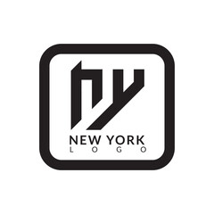 New York Logo type . N and Y letter
