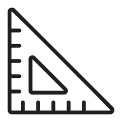 set square line icon
