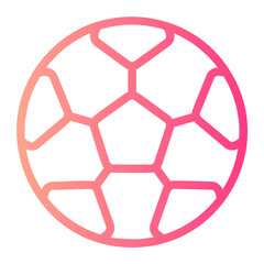 football gradient icon