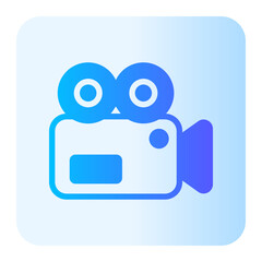 videocamera gradient icon