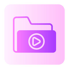 video gradient icon