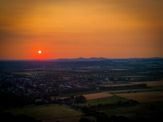 Sonnenaufgang an der Tomburg