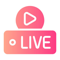 live gradient icon