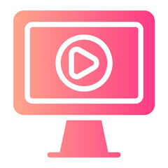 video gradient icon