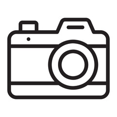 camera line icon