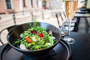 romantic lunch on the terrace