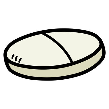 caplet filled outline icon style