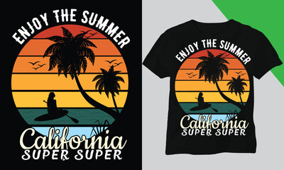 Summer t-shirt design, best t-shirt design, vector design, t-shirt design