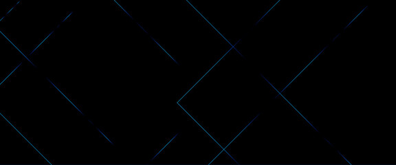 Abstract black with blue lines, triangles background modern design. Vector illustration, rich background, premium triangle polygons design.