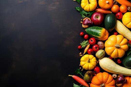 Autumn Fall Harvest frame border mockup. Autumn Fall Harvest Festival, harvest home traditionally celebrated on the Sunday nearest the harvest moon September or October depending on local tradition