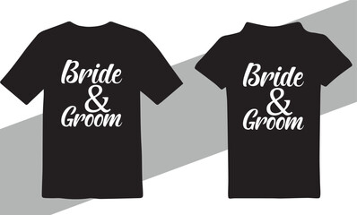 bride and groom t-shirt designs free download