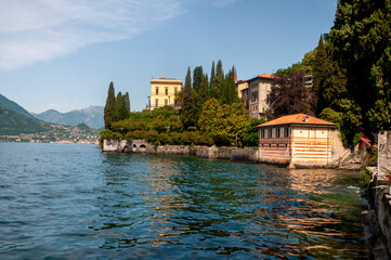Vedute panoramiche del lago di como