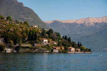 Vedute panoramiche del lago di como