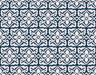MONOCHROME HOME DECOR GEOMETRICAL SEAMLESS REPEAT PATTERN IN VECTOR