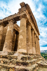 Obraz premium Valley of the Temples, Agrigento, Sicily, Italy