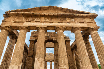 Naklejka premium Valley of the Temples, Agrigento, Sicily, Italy