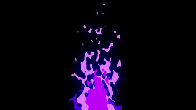 Fire and flames ,fx fire elements motion graphics ,4k cartoon fire animation