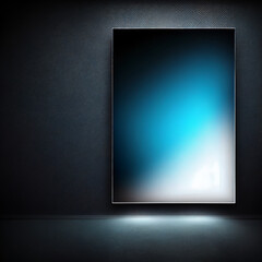 empty frame on wall