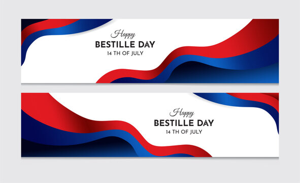 Happy bastille day july 14, Creative vector Illustration, Card, Banner Or Poster For The French National Day