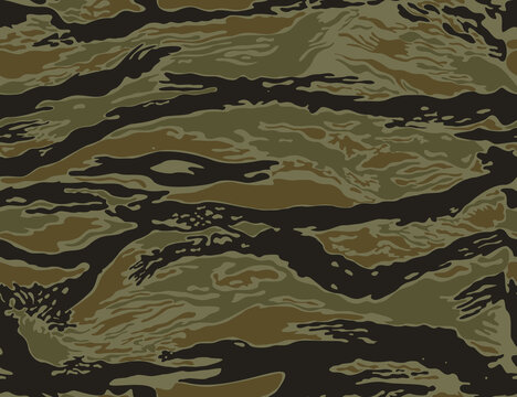 
Army camouflage seamless modern pattern, vector trendy disguise background, military design.