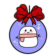 snowman ball