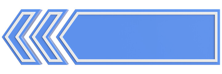 Obraz premium Previous button. Back button. 3D illustration.