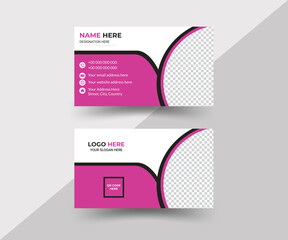 Creative  business card  Template Design. 
