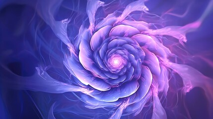 Purple Spiral Background