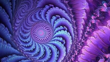 Dark purple and black spiral background