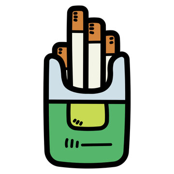 recommend clip art: cigarette filled outline icon style