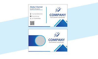 Fototapeta premium Business Card Creative card and modern business card Vector illustration business card design template
