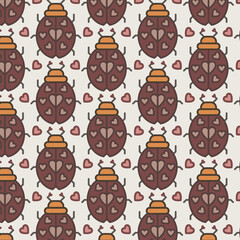 Fototapeta premium Digital png illustration of rows of beetles on grey and on transparent background