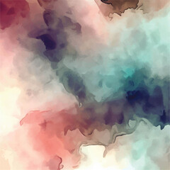 Watercolor Abstract Vector Illustration Design