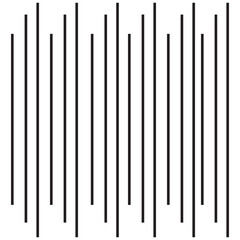 Digital png illustration of rows of black lines pattern on transparent background