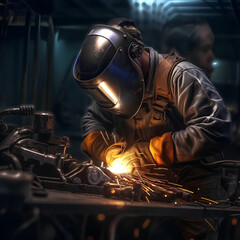 welder at work