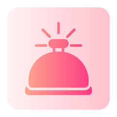 desk bell gradient icon