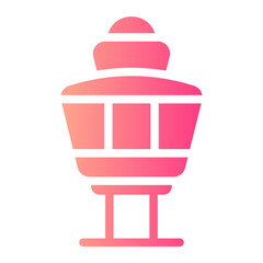 control tower gradient icon