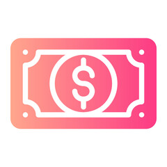 money gradient icon