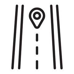 navigation line icon