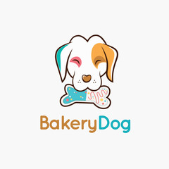 BAKERY DOG MASCOT VECTOR LOGO