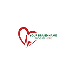 Creative company/medical/clinic logo design or business brands Vector Illustration