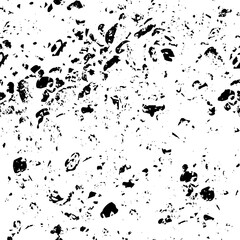 Obraz premium Grunge dots and points vector texture background. Abstract grainy overlay. Vintage grain backdrop. Vector graphic illustration with transparent white. EPS10.