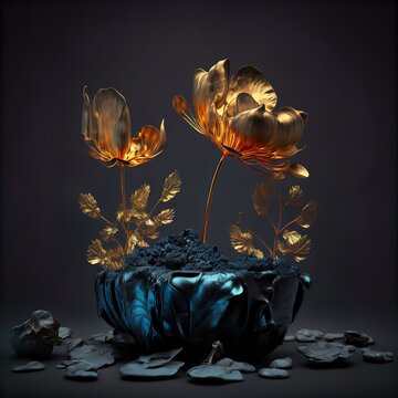 Vanta Black Flower