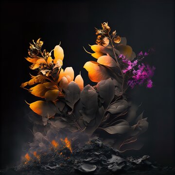 Vanta Black Flower