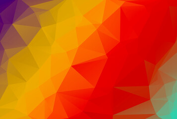 Obraz premium Triangle pattern multicolored polygon texture abstract shape background artwork