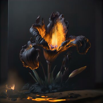 Vanta Black Flower