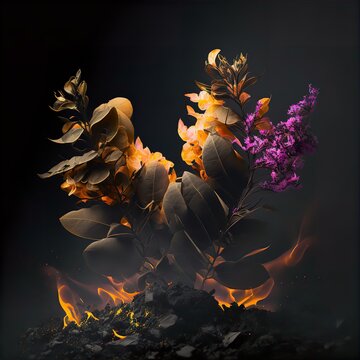 Vanta Black Flower